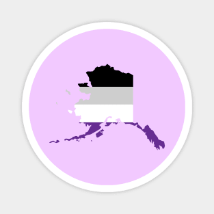 Alaska Asexual Pride Magnet